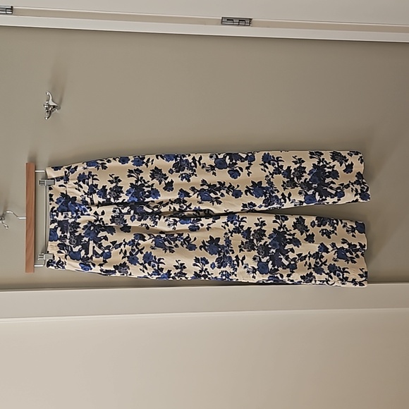 Sezane pantalon theophile euro 36 blue flower - Picture 3 of 3